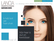Tablet Screenshot of lancia-haartechniek.nl